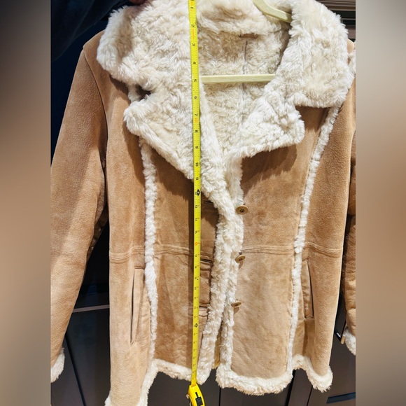 Wilsons Leather Tan and Cream Jacket - Picture 16 of 16